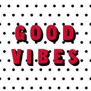 SERVIETTE EN PAPIER GOOD VIBES