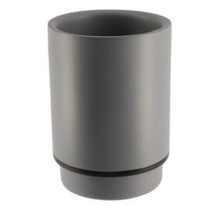 GOBELET ROND GRIS NOIR