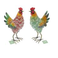 POULES METAL COLORIS ASSORTIS