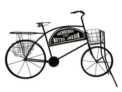 VELO PORTE PLANTES NOIR