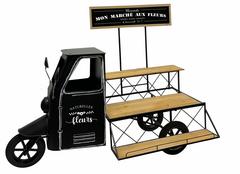 CAMION PORTE PLANTES NOIR