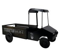 MINI CAMION PORTE PLANTES NOIR