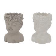 ASST/2 POTS TETE CIMENT H20CM