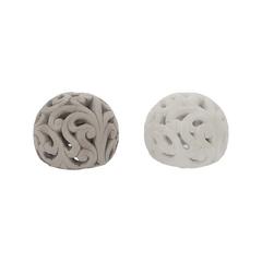 ASST/2 BOULES DECO CIMENT