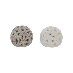 ASST/2 BOULES DECO CIMENT