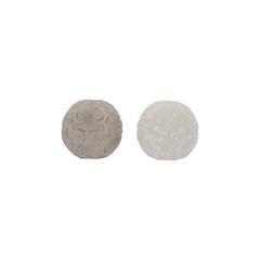 ASST/2 BOULES DECO TERRACOTTA