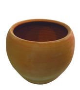 POT TERRE CUITE BOULE
