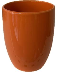 CACHE POT TERRE CUITE ORANGE