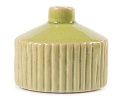 VASE CERAMIQUE VERT D.13CM