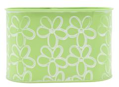 COUPE OVALE METAL VERT 30CM