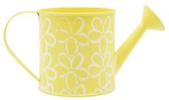 ARROSOIR METAL JAUNE 27X13CM