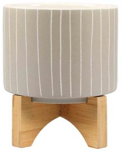 CACHE POT BEIGE LIGNE D19CM