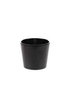 CACHE POT NOIR EN CERAMIQUE
